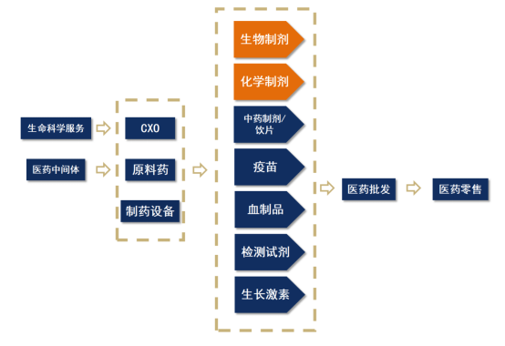 【産業鏈系列文(wén)章】醫(yī)藥産業鏈上(shàng)市公司盤點之化學藥、生物藥制劑篇