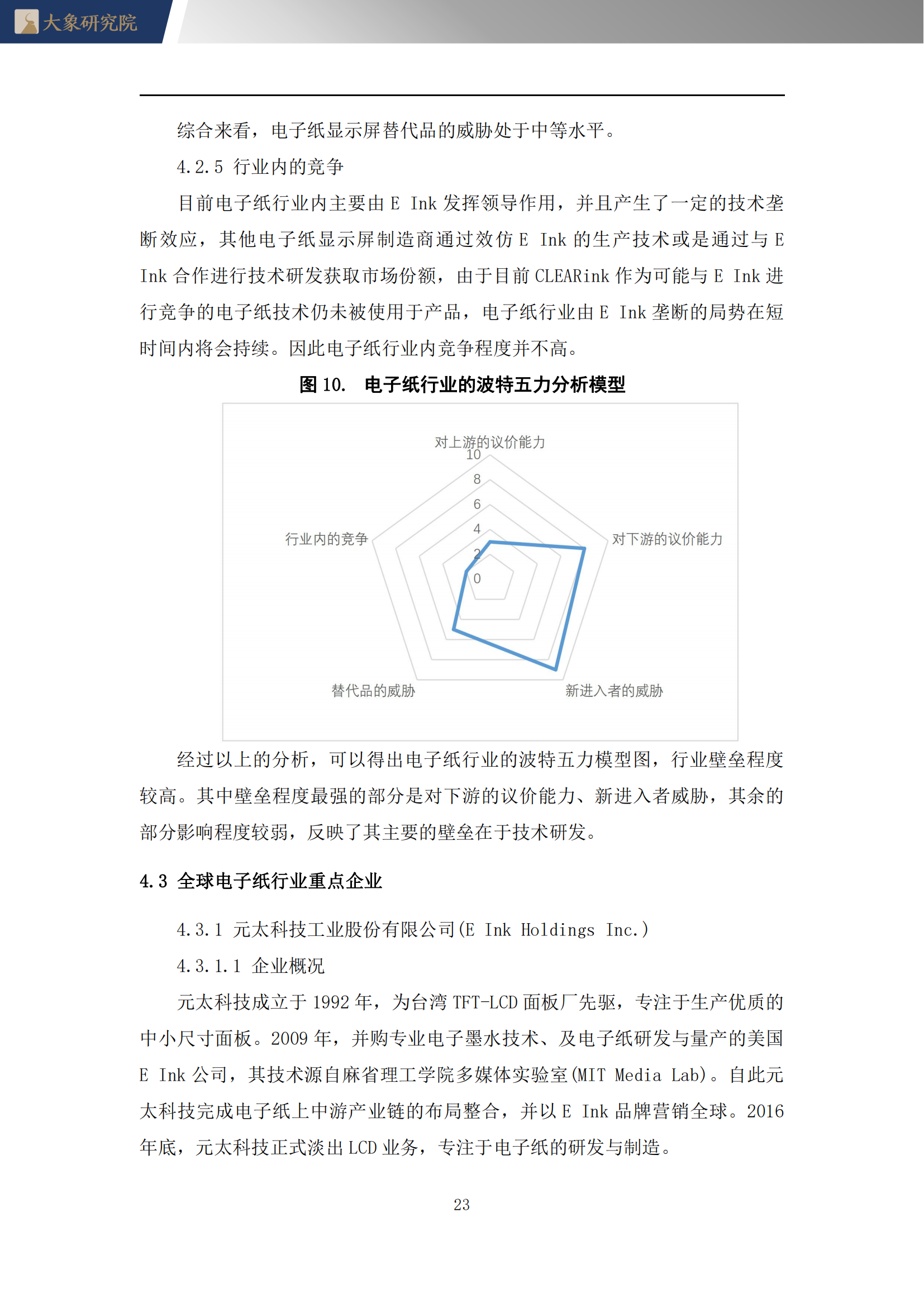 【大(dà)象研究院】2022年電子紙(zhǐ)行業概覽