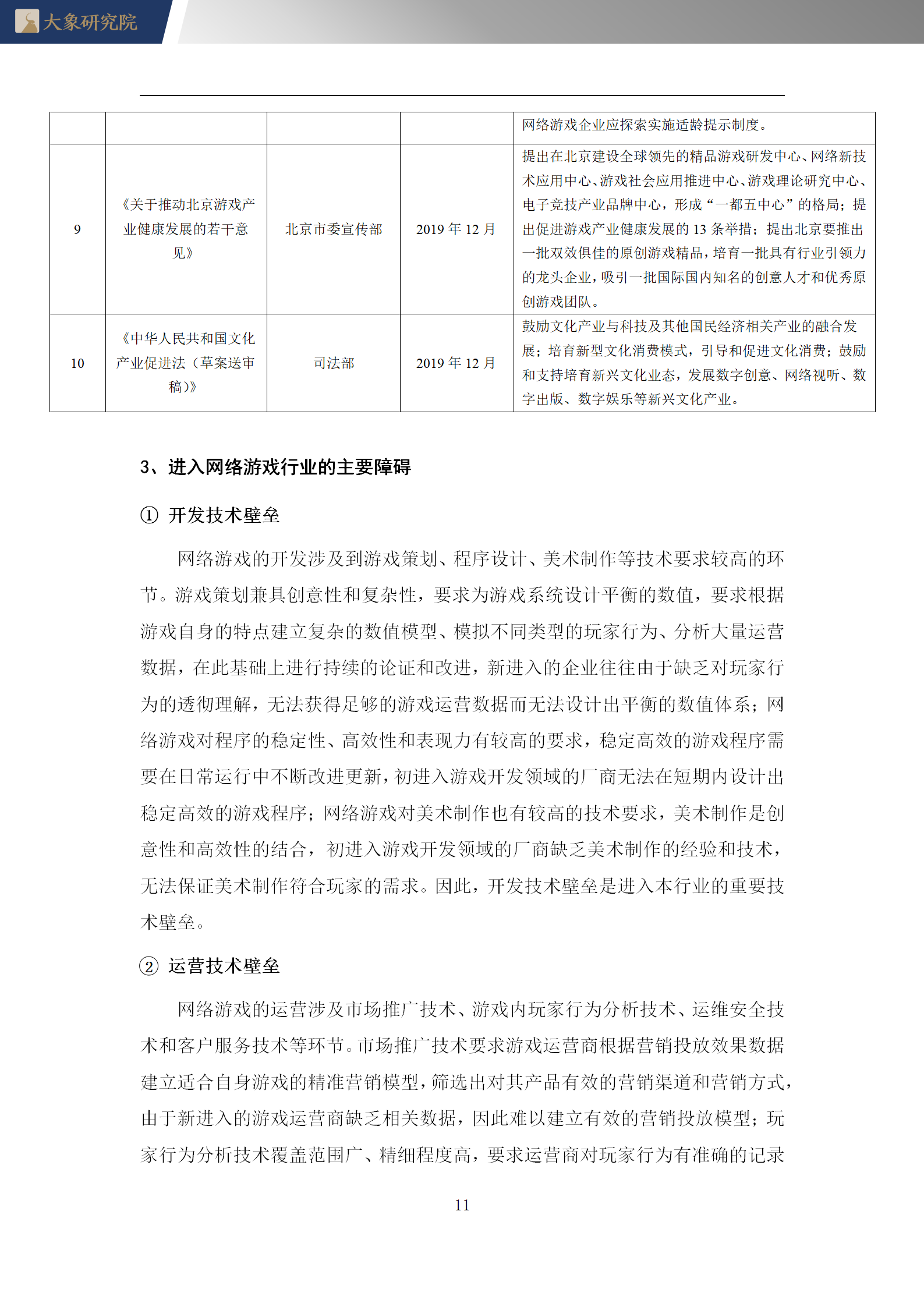 【大(dà)象研究院】2020年中國網絡遊戲行業概覽