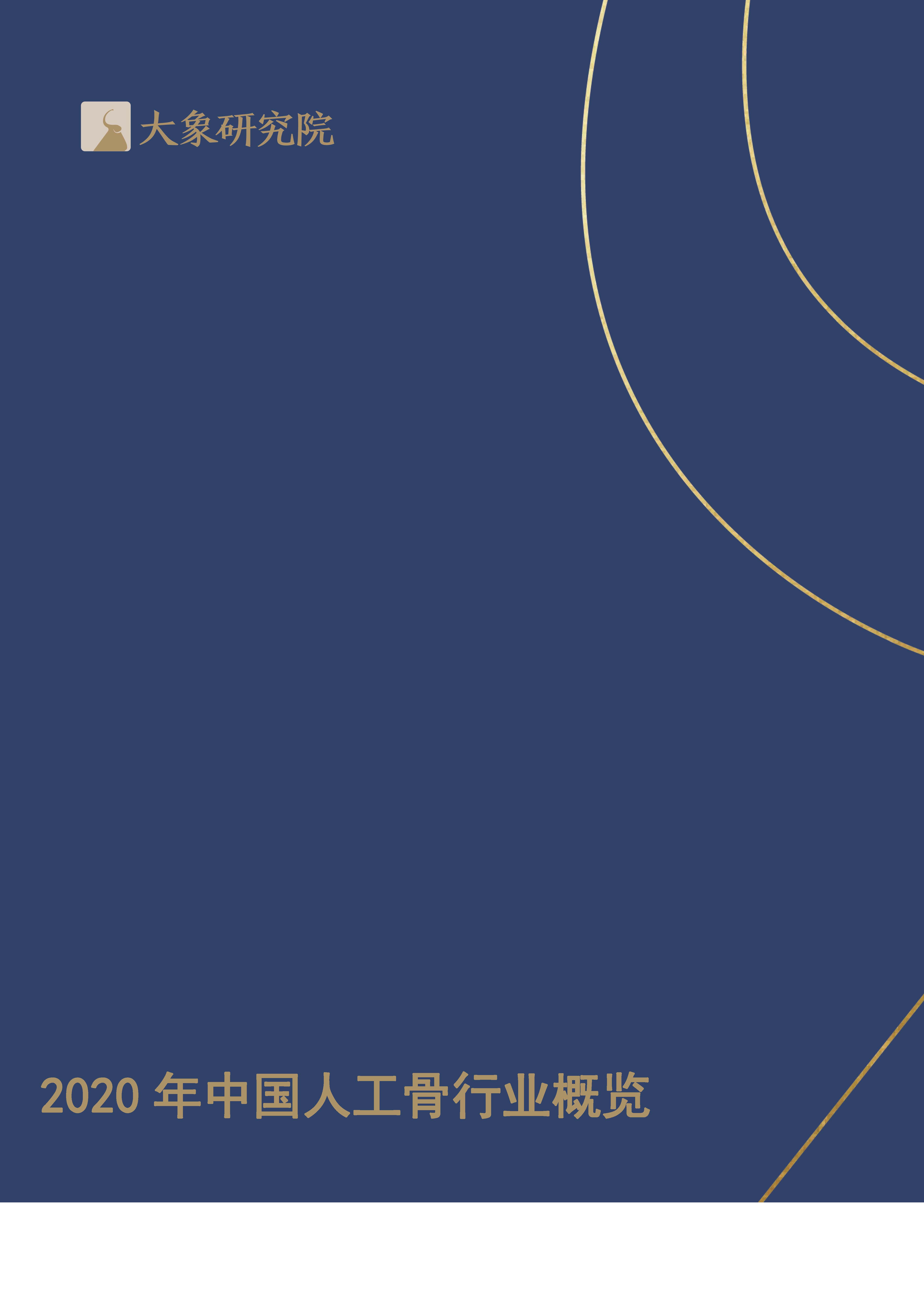 【大(dà)象研究院】2020年中國人工(gōng)骨行業概覽