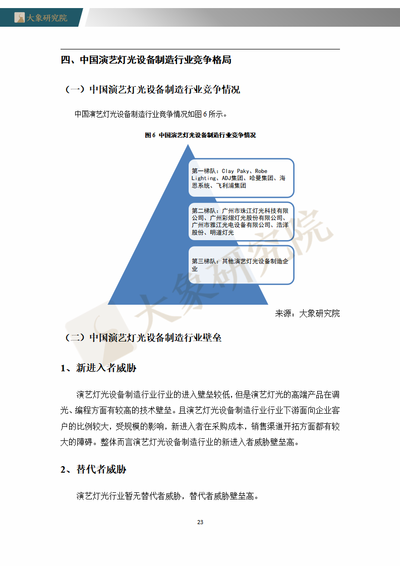 【大(dà)象研究院】2020年中國演藝燈光設備制造行業概覽