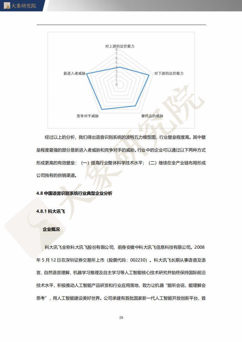 【大(dà)象研究院】2021年中國語音(yīn)識别系統行業概覽